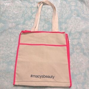 Macy’s canvas large tote